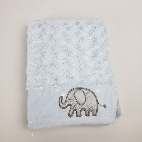 Starting Out Other - Starting Out: Blue Elephant Baby Plush Blanket -Dillard's Exclusive